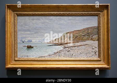 La Pointe de la Hève, Sainte-adresse de Claude Monet Banque D'Images