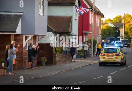 Thaxted, Essex, Royaume-Uni. 14 mai 2020. Cerrapaces du coronavirus pour les travailleurs essentiels de Thaxted Essex, Royaume-Uni. 14 mai 2020. Crédit : BRIAN HARRIS/Alay Live News Banque D'Images