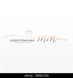 Exclusive Logo 113922, Mm Monogram Logo