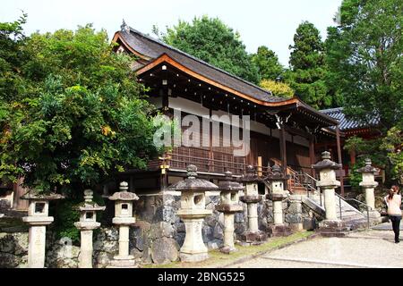 Tamukeyama Hachimangu Shrine, Nara, Japon Banque D'Images