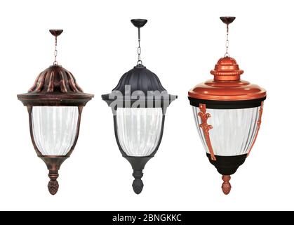 Lampe de plancher pour la décoration de jardin ou la passerelle Banque D'Images