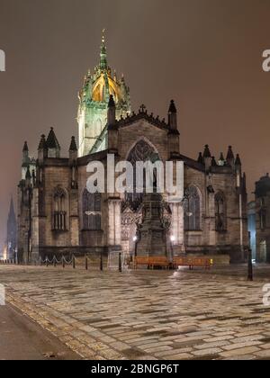 La cathédrale St Giles à Édimbourg , Écosse Banque D'Images