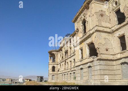 'palais aman' l'ancien palais du roi à Kaboul, en Afghanistan Banque D'Images