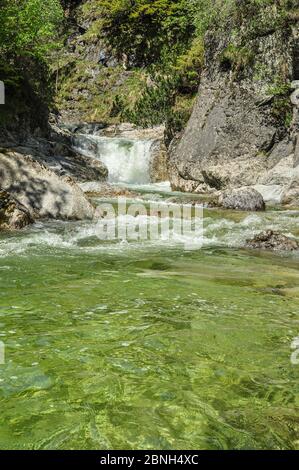 Cascades et Cascades dans le parc national d'Oetscher, Springtime Banque D'Images