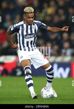 West Bromwich Albion's Grady Diangana pendant le match de championnat Sky Bet à The Hawthorns, West Bromwich. Banque D'Images