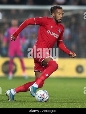 Kasey Palmer de Bristol City pendant le match de championnat Sky Bet aux Hawthorns, West Bromwich. Banque D'Images