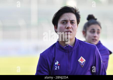 alice parisi (fiorentina femme) pendant Fiorentina femmes&#39;s football italien Serie A season 2019/20 à la , Florence, Italie, 01 janv. 2020 Banque D'Images