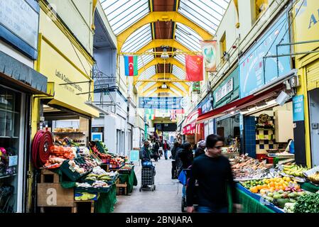 Marché de Brixton, Londres, Angleterre, Royaume-Uni, Europe Banque D'Images