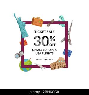 Cadre vectoriel avec place pour le texte dans l'illustration centrale Illustration de Vecteur