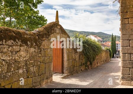 Rues d'Allariz, province d'Ourense, Galice, Espagne Banque D'Images