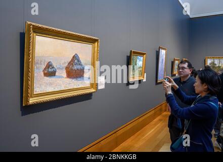 クロード・モネ、MEULES, EFFET DE NEIGE, LE MATIN 330px-Claude_Monet,_Haystack,
