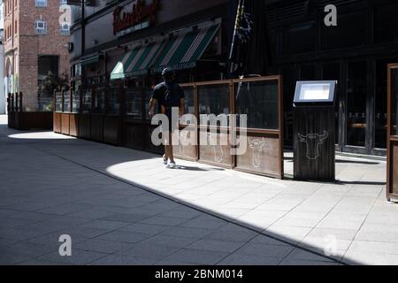 photos de rue prises à Cheltenham pendant l'isolement 2020 Banque D'Images