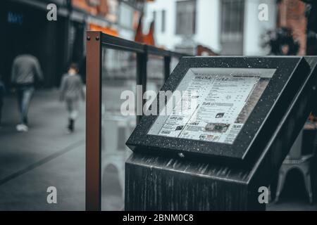 photos de rue prises à Cheltenham pendant l'isolement 2020 Banque D'Images