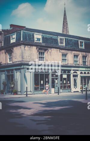 photos de rue prises à Cheltenham pendant l'isolement 2020 Banque D'Images