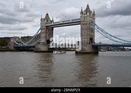 Tower Bridge Londres. Un monument emblématique de la capitale de l'Angleterre. Photo prise le 8 septembre 2018 Banque D'Images