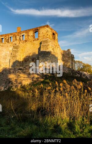 Europe, Pologne, Silésie, Cracovie-Czestochowa Upland / Highland jurassique polonaise - Château de Siewierz Banque D'Images