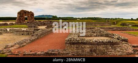 Roman Wroxeter, Shropshire, Angleterre Banque D'Images