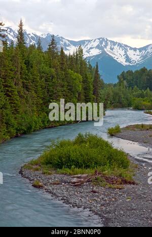 Girdwood Alaska Banque D'Images