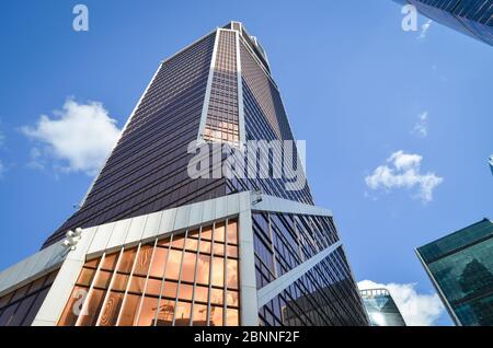 MOSCOU, RUSSIE - 19 MAI 2019 : Tour Mercury à Moscou Centre d'affaires international 'Moskva-City' Banque D'Images