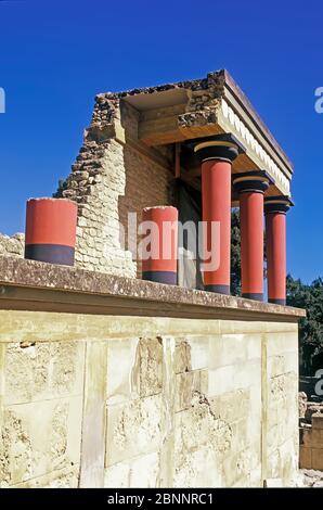 Knossos, Crète, Grèce, Europe Banque D'Images