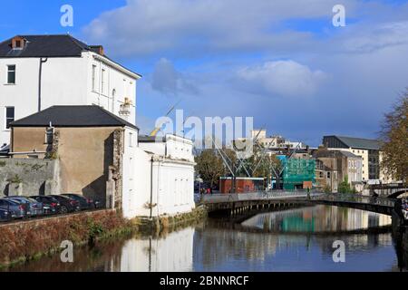 Pont nano Nagle sur la rivière Lee, Cork City, Comté de Cork, Munster, Irlande, Europe Banque D'Images