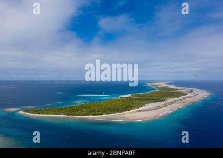 Impressions de l'atoll d'Ahe, archipel de Tuamotu, Polynésie française Banque D'Images