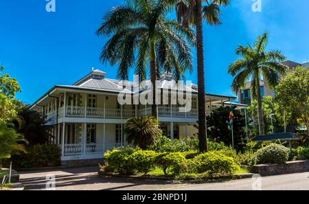 Ministère des Affaires étrangères, Victoria, île de Mahé, Seychelles, Océan Indien, Afrique Banque D'Images