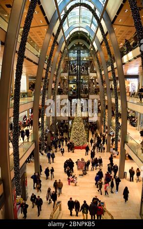 Europe, Allemagne, Hambourg, Europa passage, décoration de Noël dans le passage, Banque D'Images