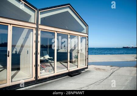 Danemark, Aarhus Ost, appartement, fenêtre, vue Banque D'Images