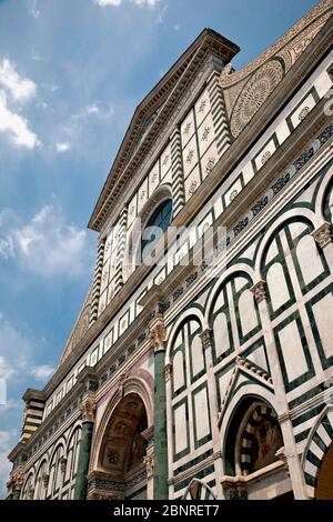 Basilique de Santa Maria Novella, église, Florence, Toscane, Italie Banque D'Images