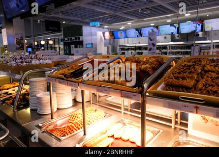 Magasin IKEA. Restaurant. En Russie, Rostov-sur-le-Don, 18 février 2020 Banque D'Images