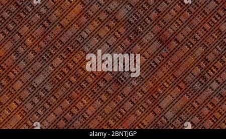 métal rouillé structuré Banque D'Images