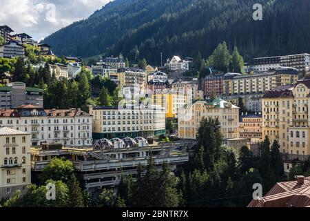 Bad Gastein, Autriche - 20 juin 2018 : vue de Bad Gastein en été Banque D'Images