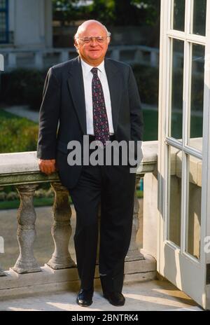 WASHINGTON, DC, Etats-Unis, 7 OCTOBRE 1993 - Joao C. Baena Soares, secrétaire général, Organisation des Etats américains, OEA. Banque D'Images