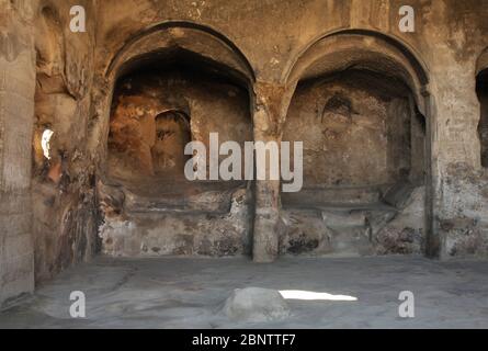 Uplistsikhe cave complexe (forteresse du Seigneur) près de Gori. La région de Shida Kartli. La Géorgie Banque D'Images