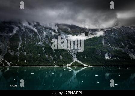 Glacier Bay, Alaska Banque D'Images