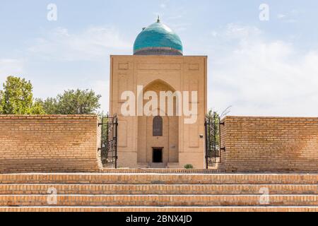 Vue sur le mausolée Bibi-Khanym à Samarkand, en Ouzbékistan Banque D'Images