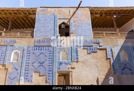 Le palais de Tosh Hovli, dans la forteresse d'Ichon-Qala, la vieille ville de Khiva, en Ouzbékistan. Banque D'Images