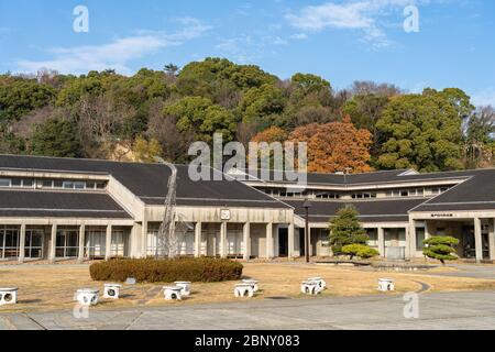 Hôtel de ville de Setoda. Situé sur l'île Ikuchi-jima dans la mer intérieure de Seuto, l'une des îles sur l'autoroute Nishisisto (Shimanami Kaido). Hiroshima Préfet Banque D'Images