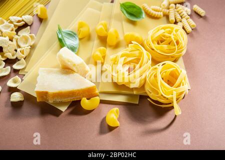 Série De Vecteurs D'Ingrédients De Lasagna, Illustration De La