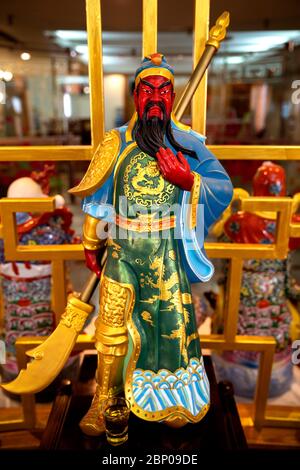 Guan Yu, le Dieu chinois de la guerre Banque D'Images