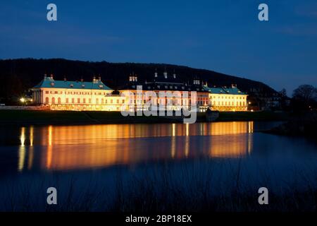 Château de Pillnitz, Dresde Banque D'Images