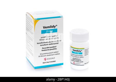Paquet isolé de traitement Vemlidy Banque D'Images