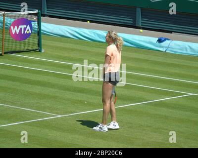 Katerina Siniakova au tournoi de tennis féminin WTA, Edgbaston Priory Club, nature Valley Classic, Birmingham, Royaume-Uni 22/06/2018 Banque D'Images