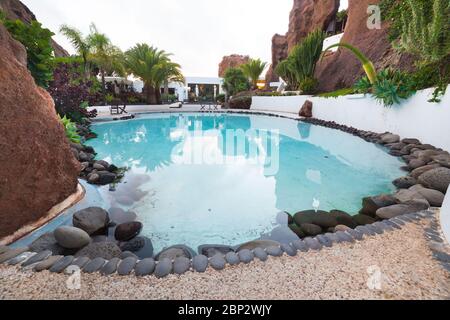 LANZAROTE, ESPAGNE - 27 NOVEMBRE 2016 : Musée de la Maison Lagomar à Lanzarote, aux îles Canaries, en Espagne Banque D'Images