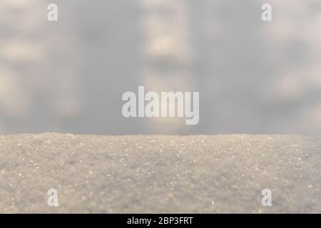 fond blanc neige Banque D'Images