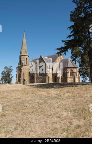 L'église unificale de Ross, anciennement l'église méthodiste, a été ouverte en 1885 et est construite en pierre locale des carrières de Beaufront Banque D'Images