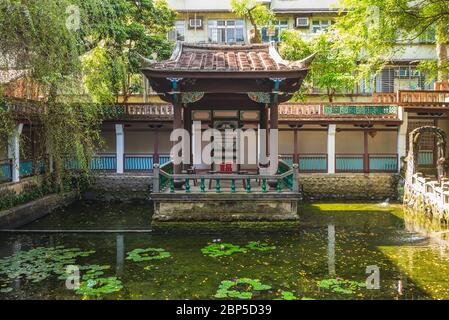 Villa familiale et jardin à Taipei, taïwan Banque D'Images