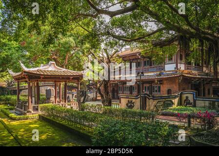 Villa familiale et jardin à Taipei, taïwan Banque D'Images