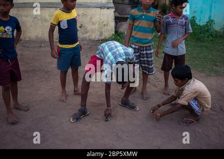 Jeux du village régional de Tamilnadu Banque D'Images